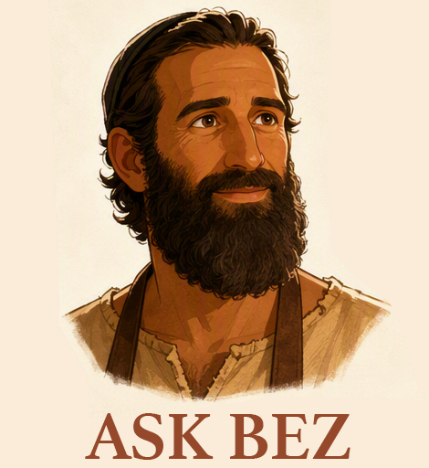 ASK BEZ — portrait of Bezalel, chief artisan of the Tabernacle